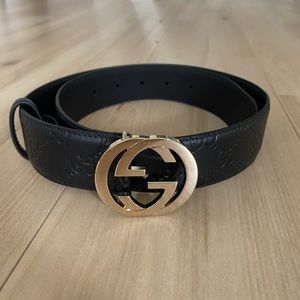 Gucci Classic Cross GG Belt